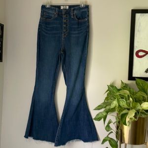 29 short button fly Free People Flare jeans